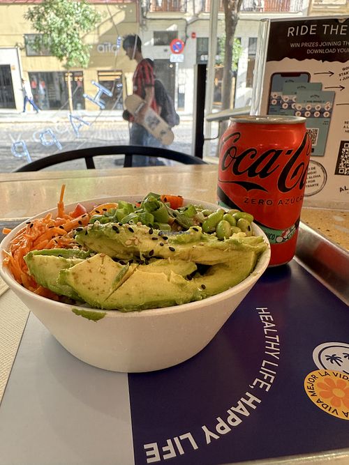 Vegan poke  at Aloha Poke Sevilla in Sevilla
