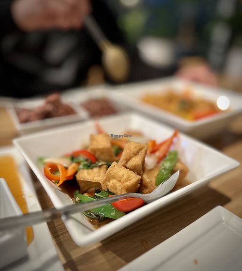 Pad Ka Prow with Tofu  at The Garden Thai Restaurant in Manhattan Beach