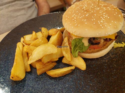 Main / Huella burger  at La Huella Vegana - Sandoval  in Madrid
