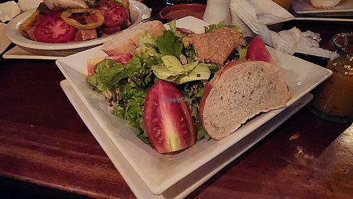 vegetable salad with quinoa and no meat. very fresh at Florin Cafe in Sucre