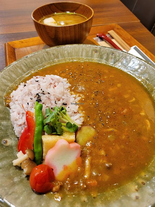 Vegetable curry at MatsutomiyaKotobuki AYA - 松富や壽 采 in Kyoto