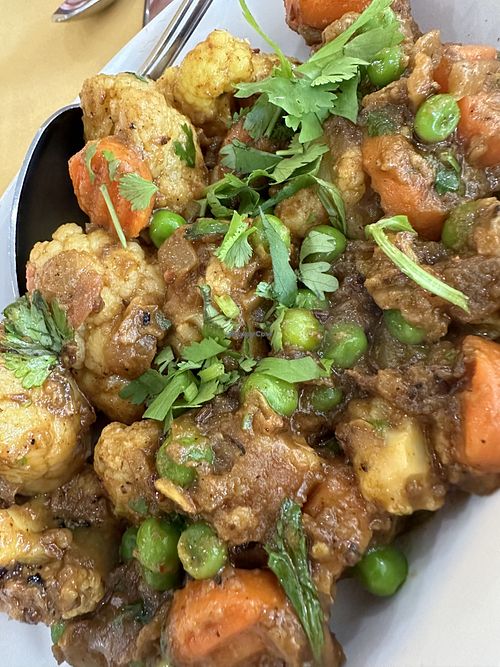 Aloo Gobi/Mutter Hagar Gobi Special request   at Turmeric Cuisine of India in Rohnert Park