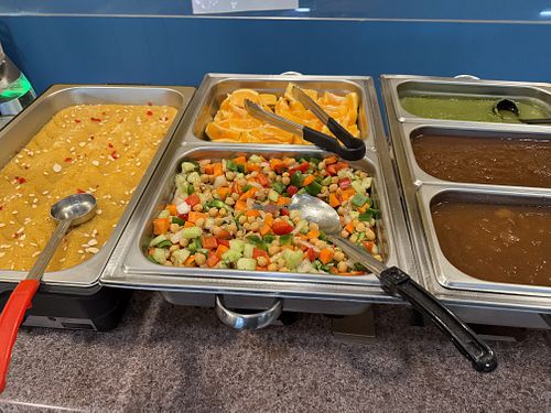 Thursday vegan dinner buffet 3   at Turmeric Cuisine of India in Rohnert Park