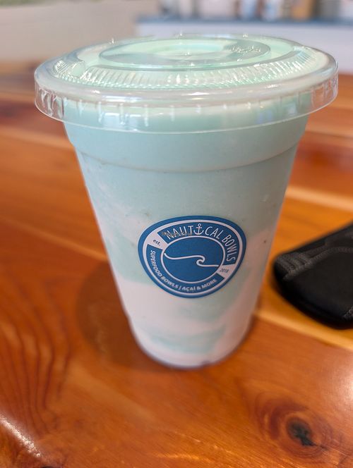 Pina Colada smoothie at Nautical Bowls  in Surf City