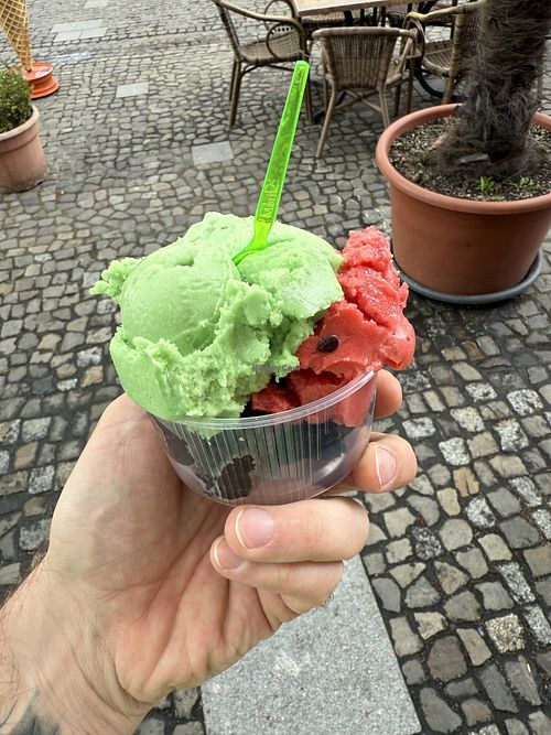   at Eiscafé Sansi in Luebbenau