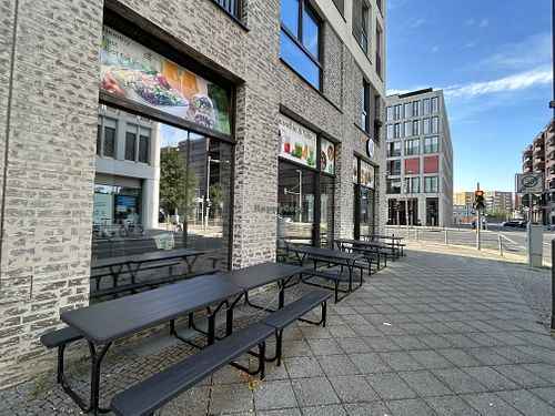 Outside of the restaurant , seating outside available    at The Fresh Seeds - Heidestraße in Berlin