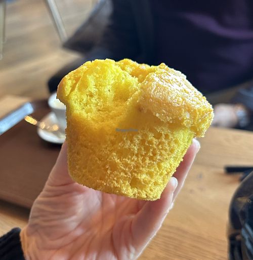 vegan lemon muffin (with filling)   at Coffee Fellows - Hilda-Geiringer-Weg in Berlin