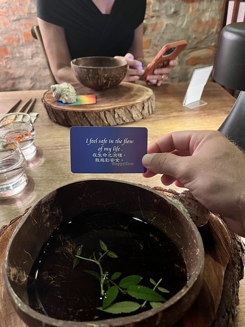 Hand cleanser  at Monsoon  in Taipei