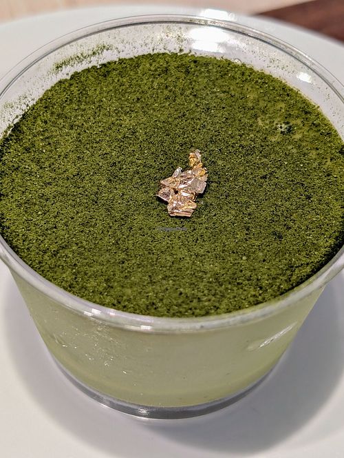 Matcha cheesecake at Blivin Bakery 植物系生吐司專門店 in Taipei