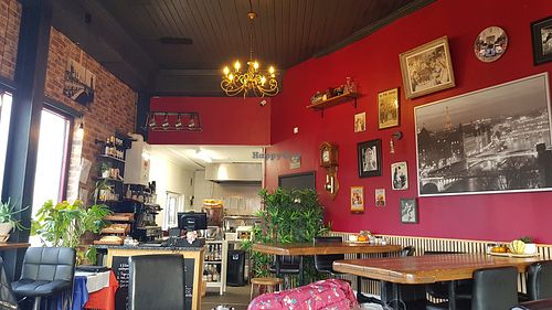 Interior at Crêperie Nathalie in Whitley Bay