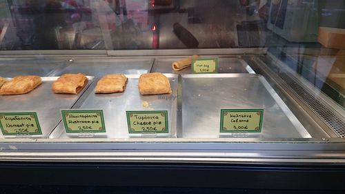 Pastries (the last ones, as we arrived 1 hour before closing) at Early Bites in Athens