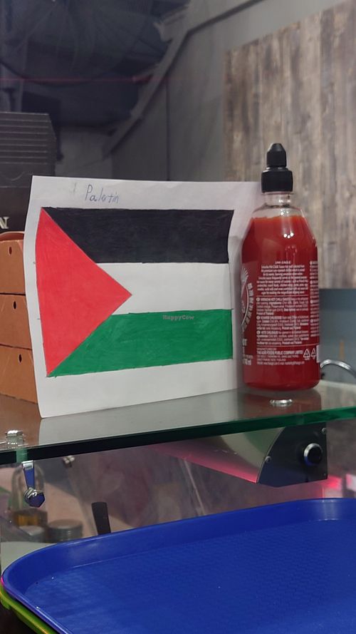 Free Palestine! at Early Bites in Athens