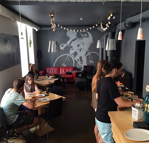 main room seating area at MiiT in Riga