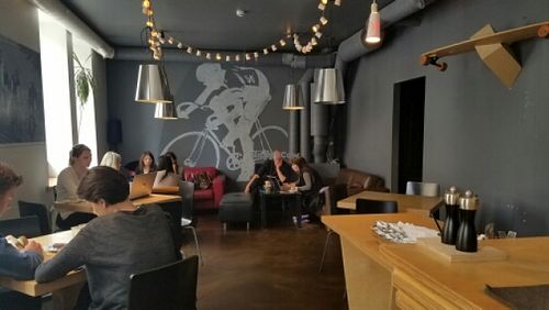 inside at MiiT in Riga