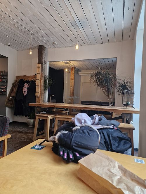 Back room for sitting at MiiT in Riga