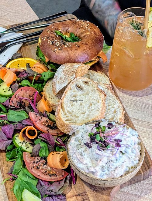 Customized plate, so nice! 😋 at VíK - Vegan Venue in Bratislava