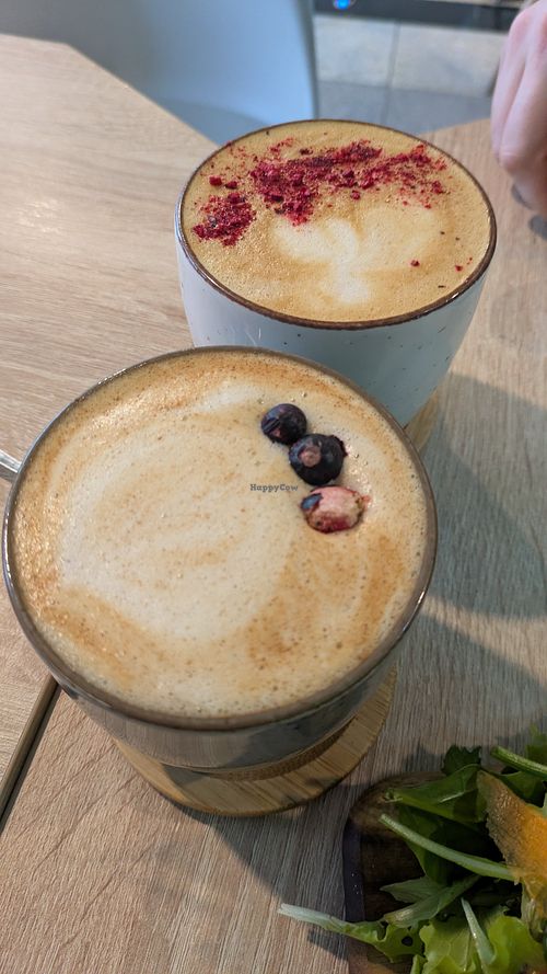 Lattes at VíK - Vegan Venue in Bratislava