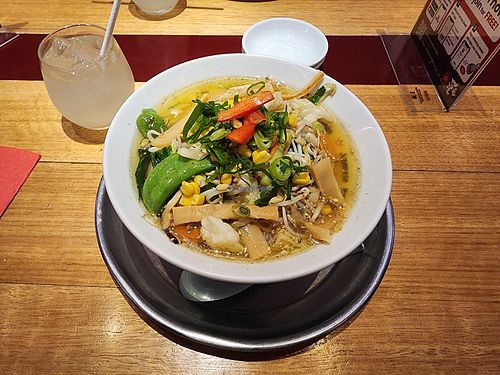 Vegetable ramen at Ichi-ban Boshi in Sydney