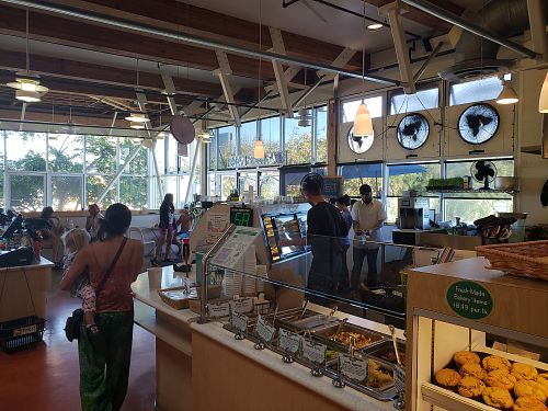 Inside at Ocean Beach People's Organic Foods Deli in San Diego