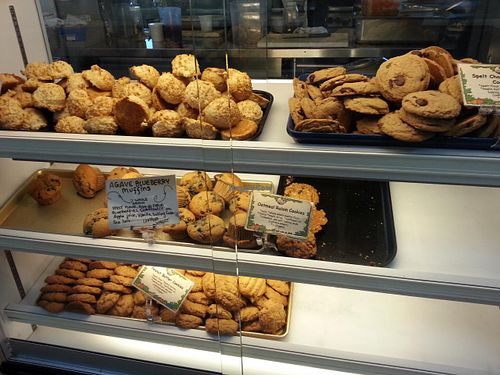 vegan baked goods at Ocean Beach People's Organic Foods Deli in San Diego