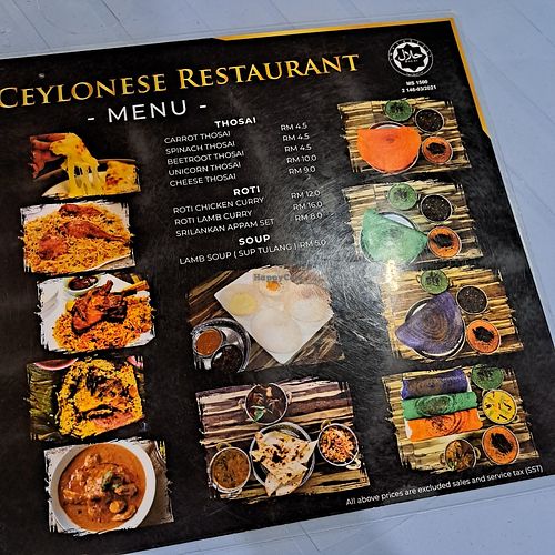  at Ceylonese Restaurant Sdn Bhd in Kuching