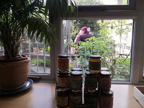 Outdoor seating at Grain Culture in Ely