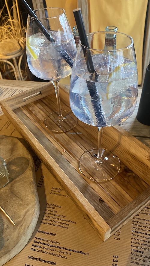 Gin tonic  at Pizzeria Il Mercato in Knokke-heist