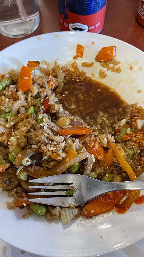 Stir fry  at The Wells Hotel in Wells