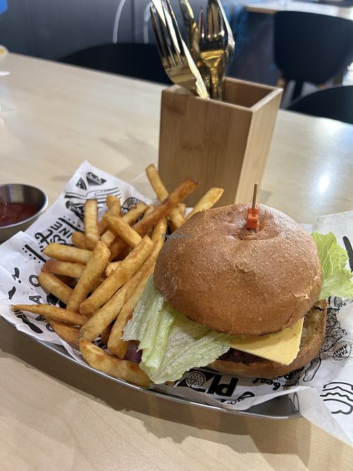   at Broger Burger - ANU in Canberra