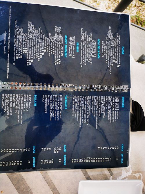 Menu2 at Al Posto Giusto in Bagno Di Romagna
