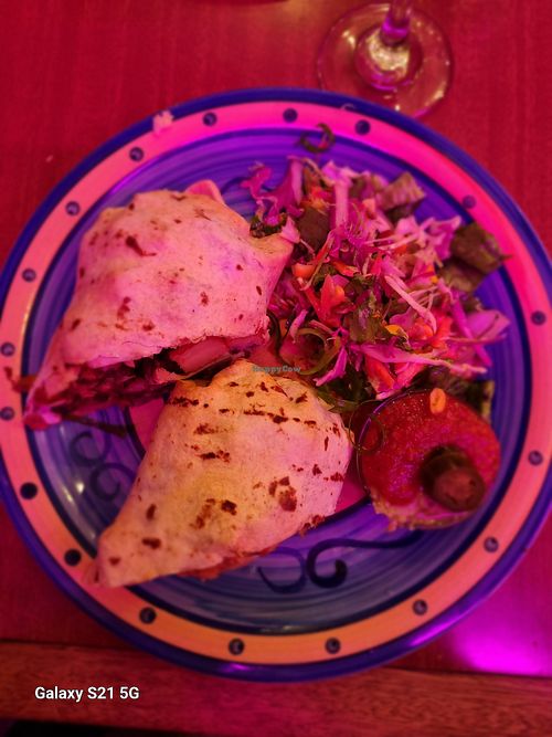 Great burrito. at Amigos Mexican in Dunedin