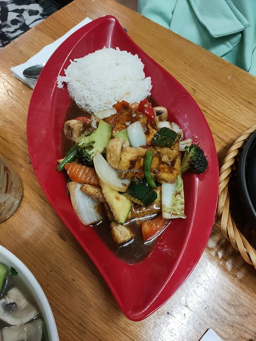 Tofu in Tamarindensoße at Coco Viet in Cologne