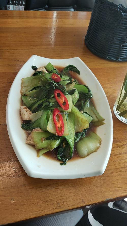 Pak choi mit Tofu at Coco Viet in Cologne