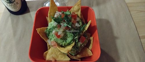 Guacamole mit Chips at Coco in Calella