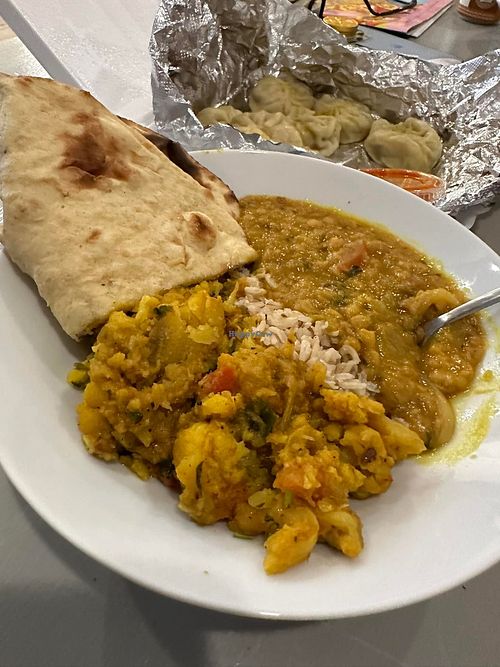 Our to-go on a Sunday night   at Himalayan Bistro in Oceanside