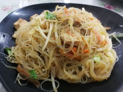 vermicelli veggie dish at Fuxing Tai Yue Sushi Guan - 福幸台越素食館  in Hualien