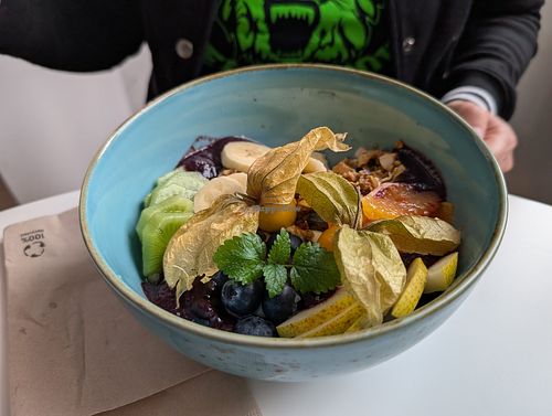 Granola mit Kokosjoghurt at ÖXL Café in Wismar