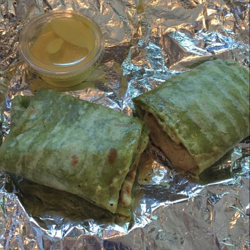 The Benedict Wrap w/ extra sauce at Blossom Du Jour - Midtown in New York City