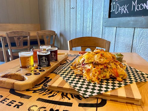 Nachos at Lunn's Mill Beer Company in Lawrencetown