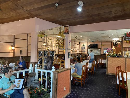 Cozy interior   at Buatong - Thai Vegan Restaurant in Fresno