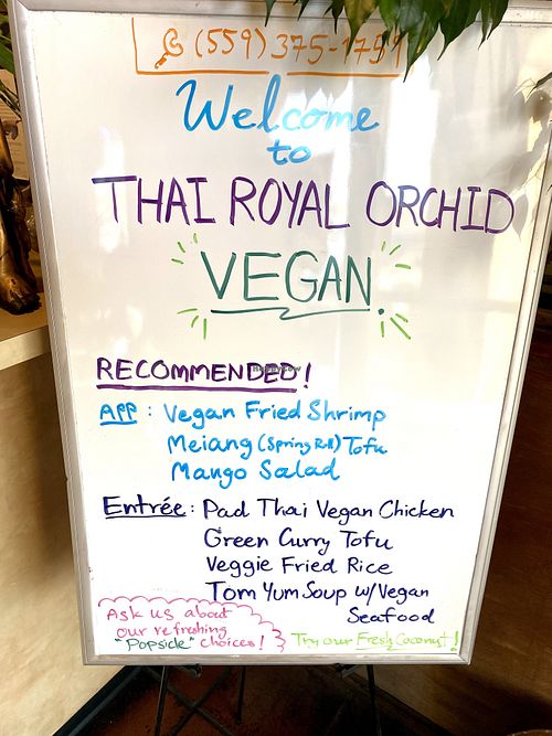 Chef recommendations  at Buatong - Thai Vegan Restaurant in Fresno