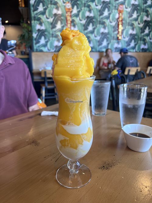 Coconut mango drink  at Miss Pho in Seattle