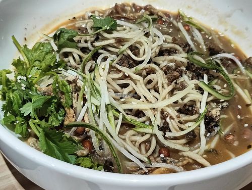 Sichuan Dan Dan Ramen (Vegan) at Mother Earth Classic - 大地之素 in Central Singapore
