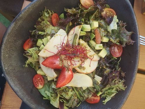 Pretty Vegan Salad - was delicious at Mama Restauracja in Bydgoszcz