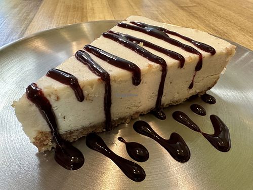 Blackberry cheesecake   at Green Grill in Guerneville