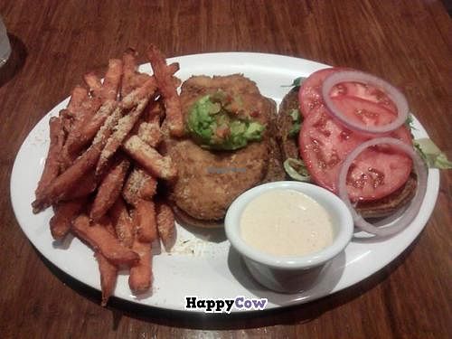 Santa Fe Crispy Chickin' Sandwich @ Veggie Grill, Santana Row - San Jose, CA at Veggie Grill by Next Level - Santana Row in San Jose