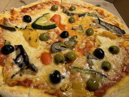 VG pizza   at Amore in Berwick-upon-tweed