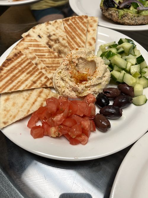 Hummus plate  at Lee's Coffee & Tea in Laurel
