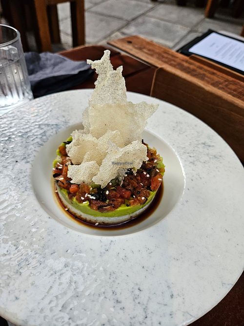 Tuna stack at Vintage Bar in Hvar