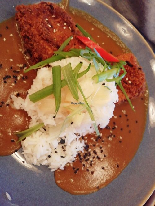 Tofu katsu curry (lunch deal) #Veganuary at Soba in Glasgow